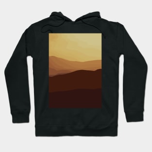 Mountain sunset Hoodie